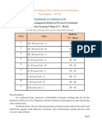 BCom (CA) - Circular