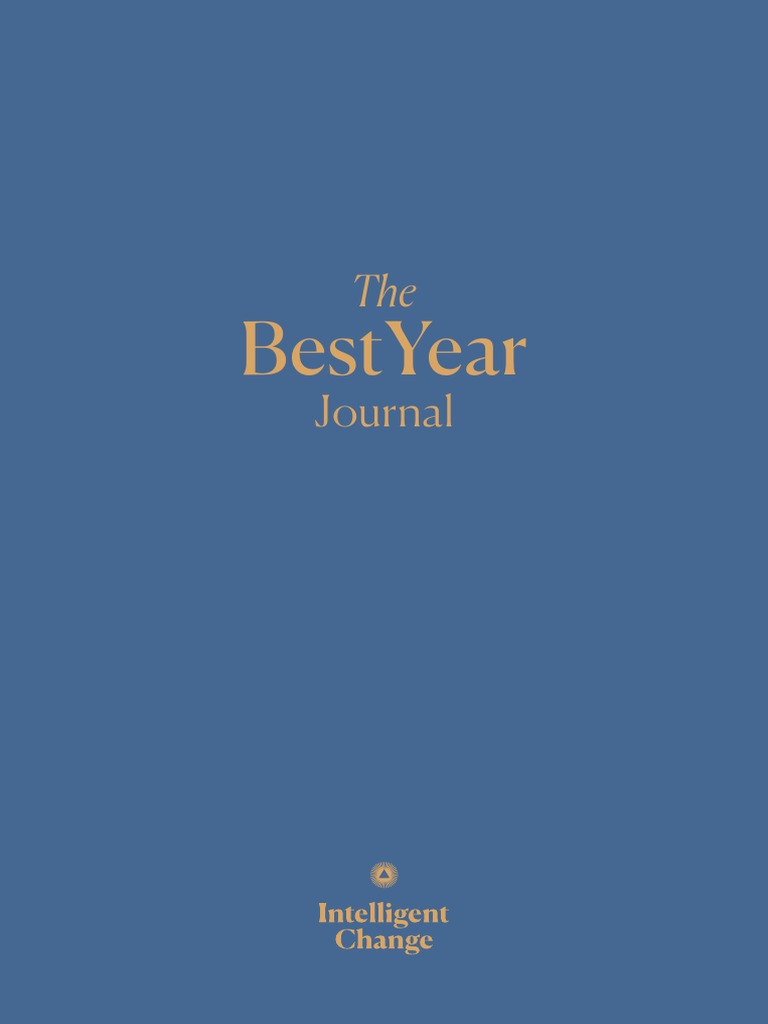 Best Year Journal PDF Goal Happiness
