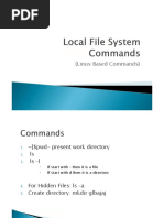 Linux Based Commands