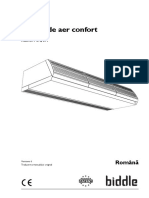 Perdea de Aer Confort: Manual