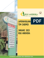 Laporan Bulanan Tim Casemix Januari 2023 Rsu Andhika: Kesembuhan & Kepuasan Anda Kebahagiaan Kami