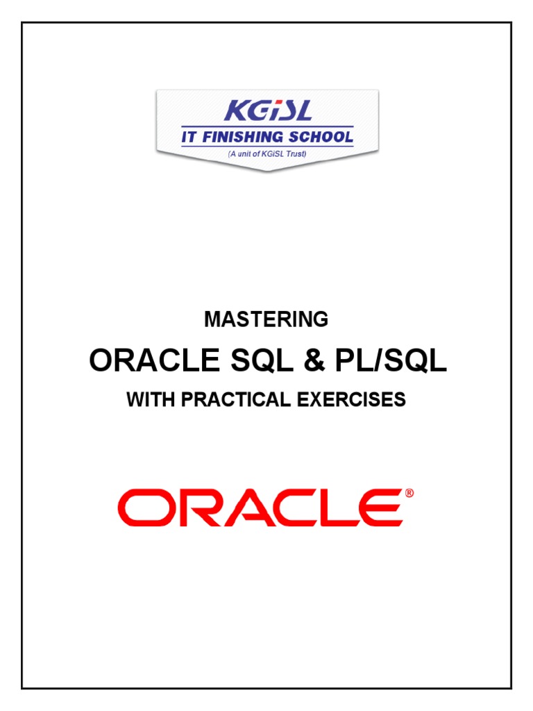 Mastering Oracle SQL & PL/SQL Guide | PDF | Relational Database ...