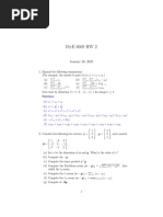 HW2 Sol