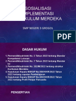 Sosialisasi Implementasi Kurikulum Merdeka: SMP Negeri 3 Grogol