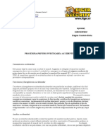 Procedura Privind Investigarea Accidentelor: Aprobat, Administrator Bagiac Cosmin-Silviu