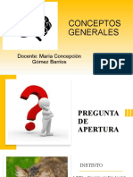 Conceptos Generales: Docente: María Concepción Gómez Barrios