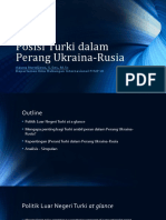 Posisi Turki Dalam Perang Ukraina-Rusia