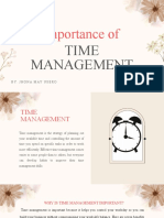 Importance of TIME MANAGEMENT