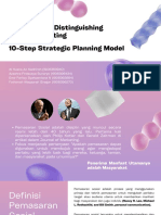 Defining and Distinguishing Social Marketing 10-Step Strategic Planning Model