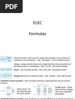 Elec Formulas