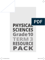 Physical Sciences: Grade 10