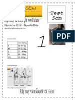 Rập may vá miễn phí với Helen: Test 5cm