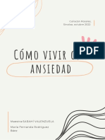 Cómo Vivir Con Ansiedad: Culiacán Rosales, Sinaloa, Octubre 2022