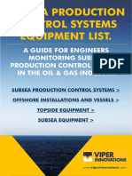 Subsea Equipment List