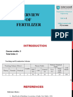 OF Fertilizer: Department of Chemical Engineering