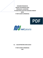 Dokumen Pengadaan Pengadaan (Langsung) (Pemeriksaan Kebocoran Jalur Pipa Mainline Hydrant Depo) PT MRT Jakarta (Perseroda)