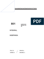 801 Ejercicios Resueltos de Integrales