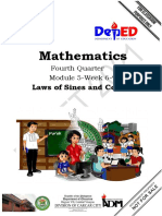 Mathematics: Laws of Sines and Cosines