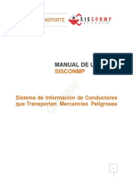 Manual Sistema Conductores Mercancias Peligrosas 2016