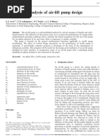 Performance Analysis of Air-Lift Pump Design: at Pennsylvania State Univ On March 5, 2016 Downloaded From