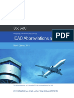 ICAO Abbreviations and Codes: Ninth Edition, 2016