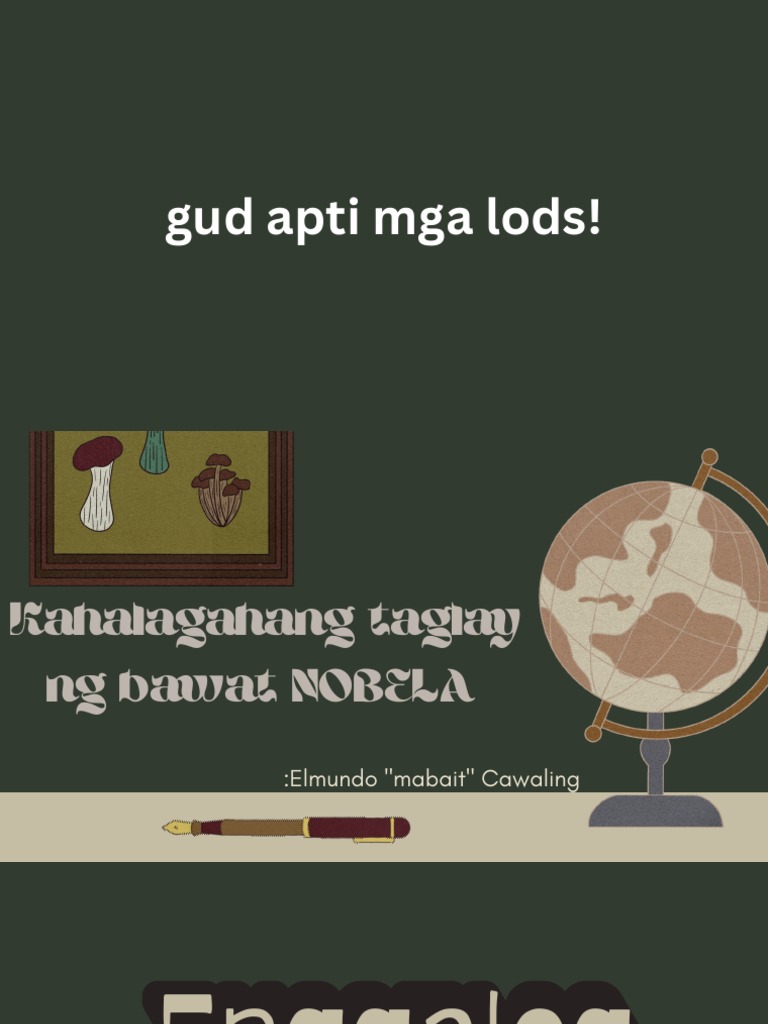 Kahalagahang Taglay NG Bawat Nobela | PDF