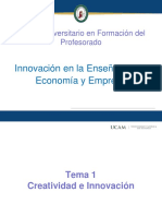 Tema 1 Creatividad e Innovación