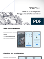 Persiapan 01: Membuat Akun Google Baru Menggunakan Smartphone Android