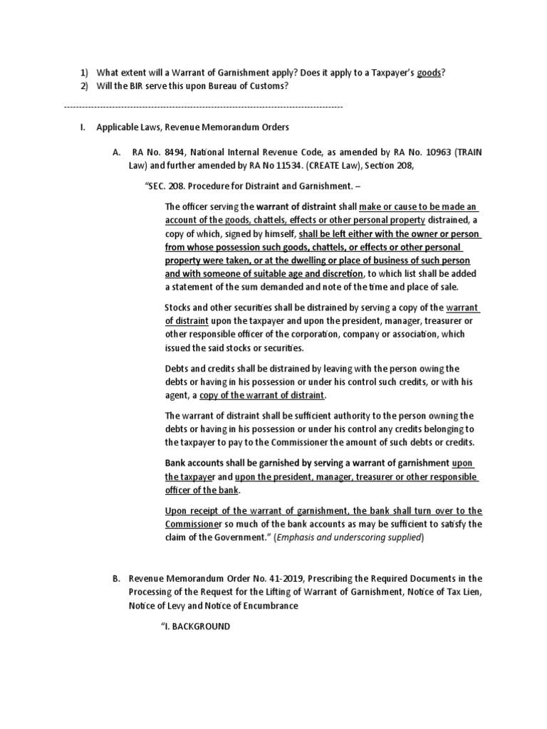 analysis-of-the-application-and-scope-of-a-warrant-of-garnishment-under