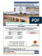 Detailed Project Report For Construction of Bridge Under Pmgsy-Iii Year 2021-2022