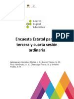 Portada - Encuesta Estatal de La Tercera y Cuarta Sesión Ordinaria