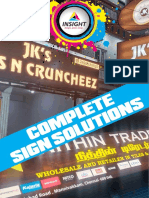 Signage Company Brochure