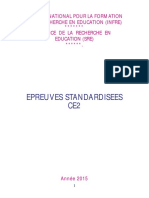 Epreuves Standard CE2