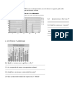 Teste Matematica 5 Ano Tratamento de Dados