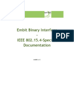 Embit Binary Interface - IEEE 802.15.4-Specific Documentation