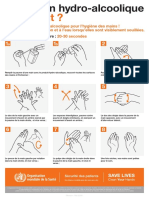 Affiche Friction Hydroalcoolique Comment