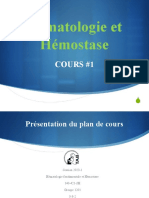 Cours 1 hémostase-H2023