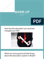 Warm-Up 89.08 (Learning)