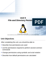Unit 5 File and Directory Permissions