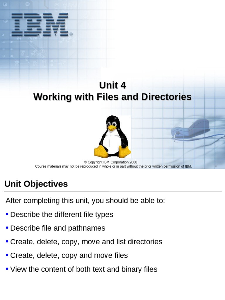 Unit 4 Working With Files and Directories | PDF | File System ...