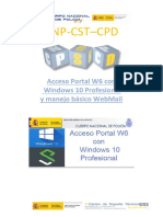 CNP-CST-CPD: Acceso Portal W6 Con Windows 10 Profesional Y Manejo Básico Webmail