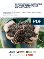 Soil carbon sequestration potential through sustainable land management in the Americas