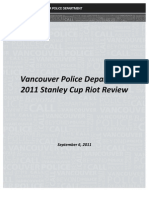 Vancouver Police internal riot review