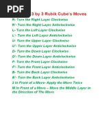 4x4 Rubik's Cube Solving Guide | PDF