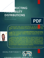 Constructing Probability Distributions: Mrs. Marijo S. Balin Teacher Iii, Mathematics