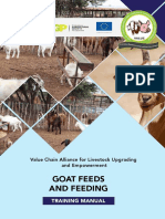 Goat Feeds and Feeding: Training Manual