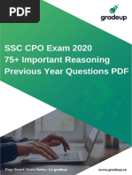 Logical Reasoning 100 Questions | PDF