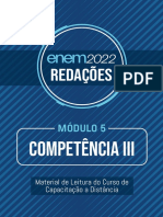 ENEM REDAÇÕES: COMPETÊNCIA III