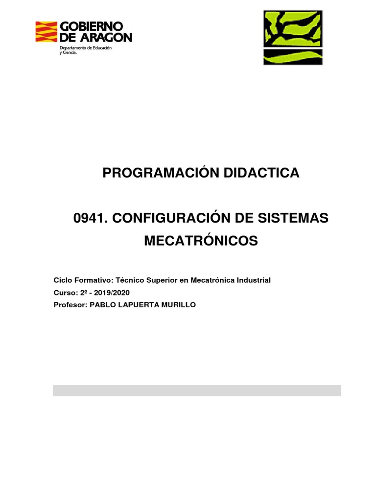Configuración de Sistemas Mecatrónicos | PDF | Evaluación | Diseño