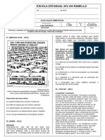 Escola Estadual Sylvio Rabello: Avaliação Bimestral